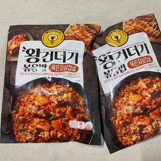 한성기업 무볼레 왕건더기 볶음밥 묵은지삼겹살 — 5점을 준 리뷰어가 2021년 10월 올린 사용 사진
