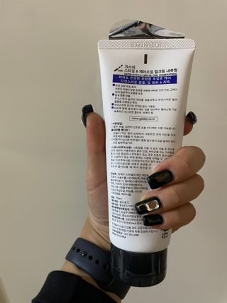 [갸스비] 곱슬 머리부터 파마까지 남자의 컬을 위한 갸스비 컬크림 — 5점을 준 리뷰어가 2021년 10월 올린 사용 사진