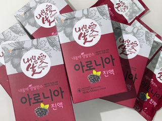 서울약사신협_내몸애생발란스아로니아_70ml x 30포 — 4점을 준 리뷰어가 2021년 7월 올린 사용 사진