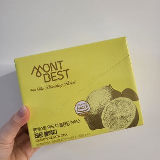 몽베스트 위드더 블랜딩 하우스 _레몬 블랙티 — 5점을 준 리뷰어가 2023년 1월 올린 사용 사진