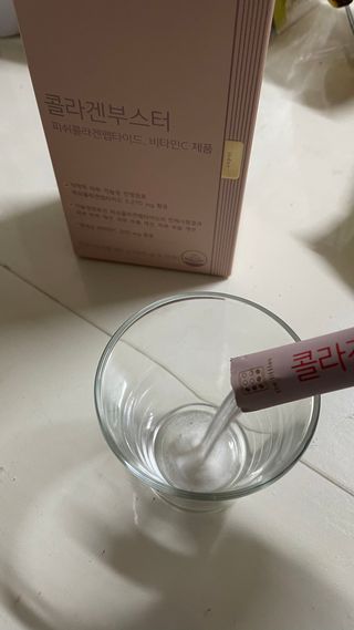 더리틀스 콜라겐부스터 — 5점을 준 리뷰어가 2023년 1월 올린 사용 사진