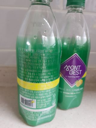 몽베스트 Montbest with Sparkling water Lemon OR Lime 20병(랜덤) — 5점을 준 리뷰어가 2021년 10월 올린 사용 사진