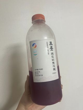 트롯전통식혜 트롯레드비트식혜 1리터 +500리터 — 5점을 준 리뷰어가 2021년 5월 올린 사용 사진