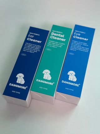 [댕모어 클리너 3종] 아이클리너 / 이어클리너 / 덴탈클리너 3종 세트 (120ml) — 5점을 준 리뷰어가 2023년 8월 올린 사용 사진