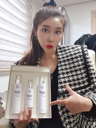 SOONWITH 순위드 NEP+ 스킨케어 3종 세트 — 5점을 준 리뷰어가 2021년 3월 올린 사용 사진