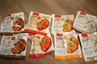 굽네몰 [굽네] 소스가 맛있는 닭가슴살 슬라이스 4종 — 5점을 준 리뷰어가 2021년 11월 올린 사용 사진