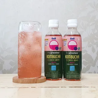 더그레잇티 콤부차 [매일유업] 더그레잇티 44kcal 콤부차 300ml *12개입 (오리지널 6개+베리리치 6개) — 4점을 준 리뷰어가 2023년 7월 올린 사용 사진