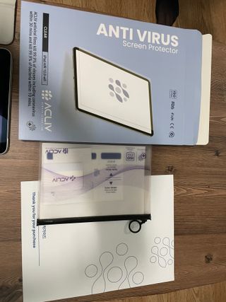 아클리브 Premium 항균 항바이러스 액정 보호필름(iPad) — 5점을 준 리뷰어가 2022년 10월 올린 사용 사진