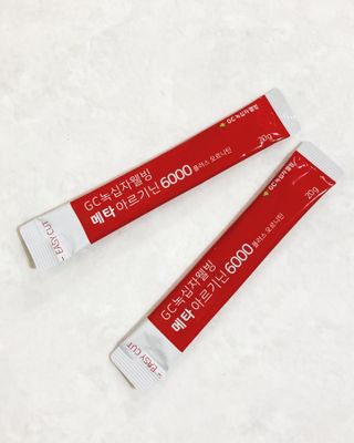 메타아르기닌 GC녹십자웰빙 메타 아르기닌 6000 플러스 오르니틴 — 5점을 준 리뷰어가 2022년 12월 올린 사용 사진