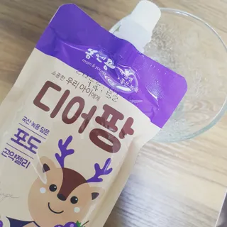 [몸엔용] 우리 아이 건강간식, 달콤한 녹용곤약젤리 디어팡 4종 — 5점을 준 리뷰어가 2022년 4월 올린 사용 사진