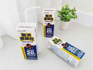 바디랩 프로틴음료 단백질쉐이크 메가프로틴 — 5점을 준 리뷰어가 2022년 4월 올린 사용 사진