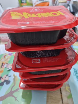 한성기업 무볼레 닭떡볶이+해물떡볶이 2종 세트 — 5점을 준 리뷰어가 2021년 10월 올린 사용 사진