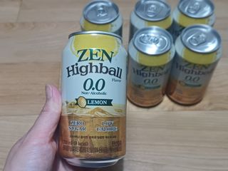[티젠] 콤부차 하이볼향 레몬 0.0 (350ml X 6개입) — 5점을 준 리뷰어가 2025년 6월 올린 사용 사진