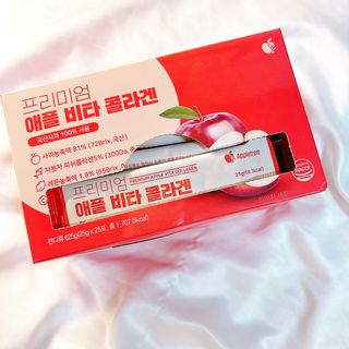 소담스퀘어 상암 [애플트리] 프리미엄 애플 비타 콜라겐 — 5점을 준 리뷰어가 2023년 1월 올린 사용 사진