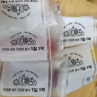 푸디푸디 1일1떡  가래떡 낱개포장 아침식사 식사대용 7종 세트 혼합 (14개입) — 4점을 준 리뷰어가 2022년 6월 올린 사용 사진