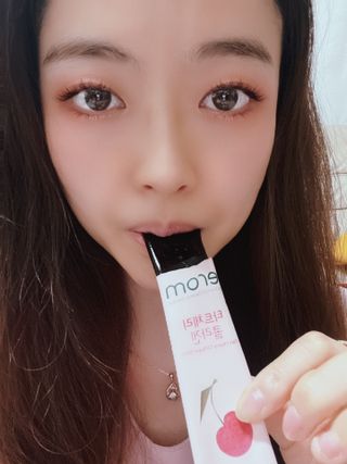 이롬 erom 타트체리 콜라겐 — 5점을 준 리뷰어가 2021년 4월 올린 사용 사진