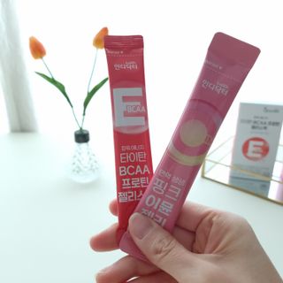 인디닥터 면역 생생 핑크 이뮨 젤리 + 타이탄 BCAA 프로틴 젤리스틱 — 5점을 준 리뷰어가 2022년 3월 올린 사용 사진