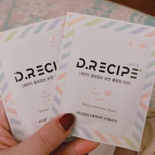 디레시피 세안이 필요없는 순한 클렌징 티슈 — 5점을 준 리뷰어가 2021년 2월 올린 사용 사진