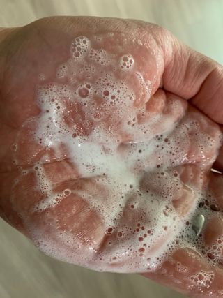 랑벨 내츄럴 딥 포어 클렌저 210ml (저자극 약산성 천연 클렌징 젤) — 5점을 준 리뷰어가 2022년 4월 올린 사용 사진