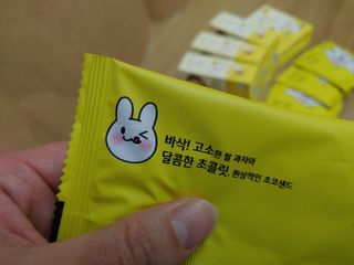 네이처오다 달칩 초코샌드 — 5점을 준 리뷰어가 2021년 2월 올린 사용 사진