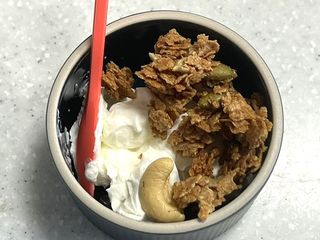 밸런스 다이어트랩 밸다랩 이씨리얼 수제 발아통밀 그래놀라 450g — 5점을 준 리뷰어가 2023년 4월 올린 사용 사진