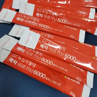 메타아르기닌 GC녹십자웰빙 메타 아르기닌 6000 플러스 오르니틴 — 5점을 준 리뷰어가 2022년 5월 올린 사용 사진