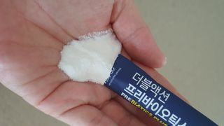 메이준뉴트리 더블액션 프리바이오틱스 플러스+ — 5점을 준 리뷰어가 2021년 7월 올린 사용 사진