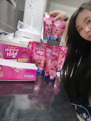 [팔도] 잔망루피젤리 믹스베리맛 42g 8개 — 4점을 준 리뷰어가 2022년 1월 올린 사용 사진