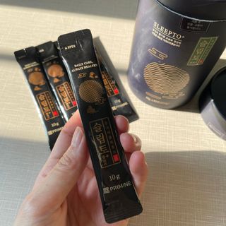 프리마인 자체 기업부설 연구소에서 찾아낸 건강한 수면의 비밀.  슬립토 플러스 30포 — 5점을 준 리뷰어가 2021년 10월 올린 사용 사진