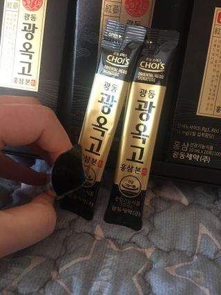 광동생활건강 [광동제약] 광동 광옥고 홍삼 본 30포 + 쇼핑백 증정 — 5점을 준 리뷰어가 2022년 5월 올린 사용 사진