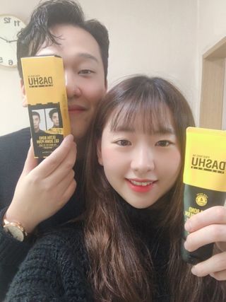 다슈코리아 다슈 포 맨 프리미엄 울트라 본드 젤 다운펌 — 3.5점을 준 리뷰어가 2021년 1월 올린 사용 사진