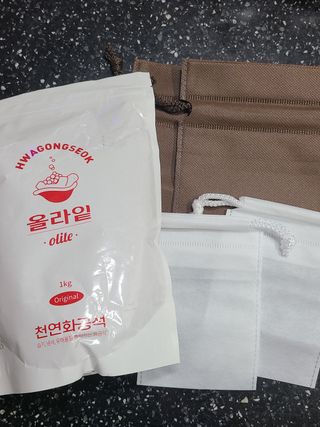 올라잍 천연화공석 — 4점을 준 리뷰어가 2022년 5월 올린 사용 사진