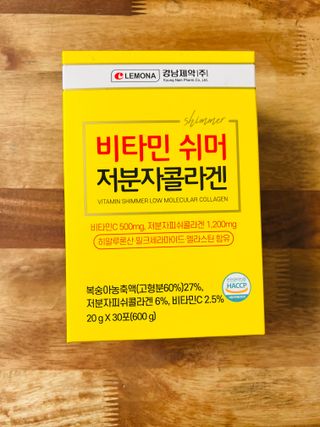 자연에온 경남제약 비타민 쉬머 저분자콜라겐 20g x 30포 — 5점을 준 리뷰어가 2021년 12월 올린 사용 사진