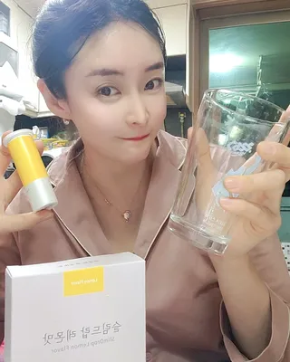 [슬림드랍 레몬맛] 건기식 다이어트 보조제 겸 비타민 — 5점을 준 리뷰어가 2022년 1월 올린 사용 사진