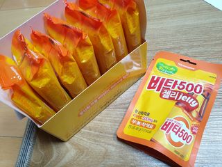 광동생활건강 [광동] 비타500데일리스틱 70포+쇼핑백+구미3개 — 5점을 준 리뷰어가 2021년 12월 올린 사용 사진