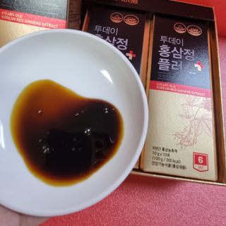 서울약사신협_투데이홍삼정플러스스틱_10g x 30포 — 5점을 준 리뷰어가 2021년 6월 올린 사용 사진