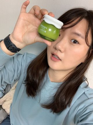 [후르디아] 민감피부 수분크림 비건 아보카도 크림 — 5점을 준 리뷰어가 2022년 1월 올린 사용 사진