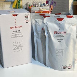 클린24시간 1BOX(5포) + 전용보틀(500ml) — 5점을 준 리뷰어가 2023년 2월 올린 사용 사진