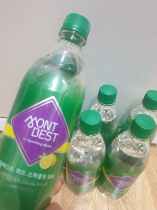 몽베스트 Montbest with Sparkling water Lemon OR Lime 20병(랜덤) — 5점을 준 리뷰어가 2021년 10월 올린 사용 사진