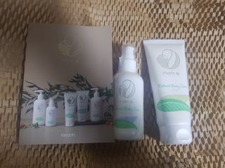 mom e 맘이 내추럴 베이비 케어 크림+바디오일 — 5점을 준 리뷰어가 2021년 1월 올린 사용 사진