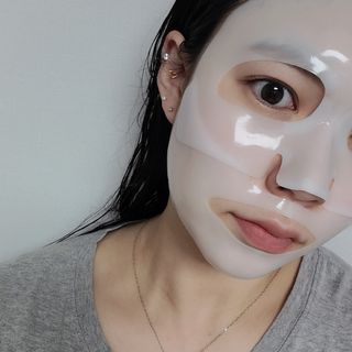 101스킨 영앤리치 하이드로겔 마스크팩 — 5점을 준 리뷰어가 2021년 2월 올린 사용 사진