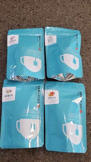산그리메 아카시아+목련+매화+슬림 유자차 Set — 5점을 준 리뷰어가 2021년 10월 올린 사용 사진