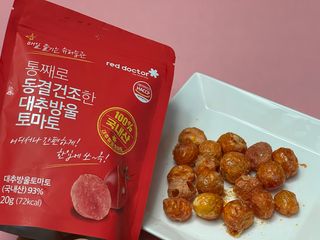 레드닥터 완숙토마토 + 통째로 동결건조한 대추방울토마토 — 5점을 준 리뷰어가 2022년 11월 올린 사용 사진