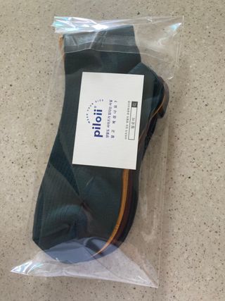[사이즈가 있는 양말 필로이] 남/여 골지 발목 양말 4족 세트 남【S, M, L, XL】여【S, M, L】_컬러 랜덤 — 5점을 준 리뷰어가 2022년 6월 올린 사용 사진