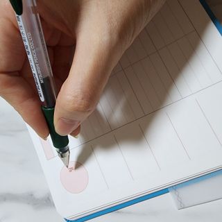 리훈 2023년 하고싶은말 다이어리 만년형(세로/가로) — 5점을 준 리뷰어가 2022년 11월 올린 사용 사진