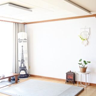 쿠셔니 붙이는 실크단열벽지 50cm x 20m 4olor 중 택1 — 5점을 준 리뷰어가 2022년 1월 올린 사용 사진
