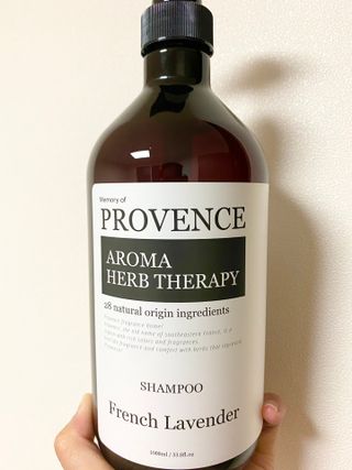 프로방스 프렌치 라벤더 샴푸 1,000ml — 4점을 준 리뷰어가 2021년 5월 올린 사용 사진