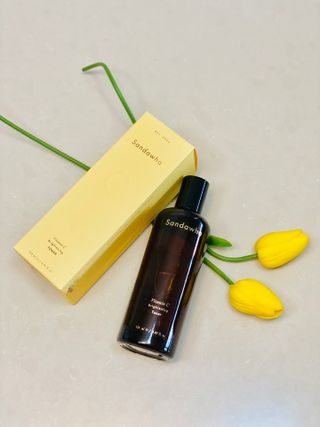 스킨큐어 산다화 비타민c 화이트닝 토너 150ml — 5점을 준 리뷰어가 2021년 12월 올린 사용 사진