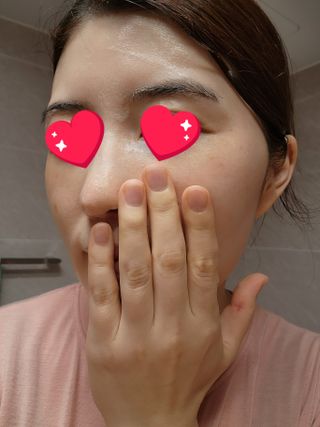 팜스테이 티트리 바이옴 카밍 아크네 폼 — 5점을 준 리뷰어가 2022년 7월 올린 사용 사진