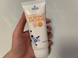 [트리티스] UV 디펜스 선크림 PA+++ / SPF50+  60ml — 5점을 준 리뷰어가 2021년 2월 올린 사용 사진